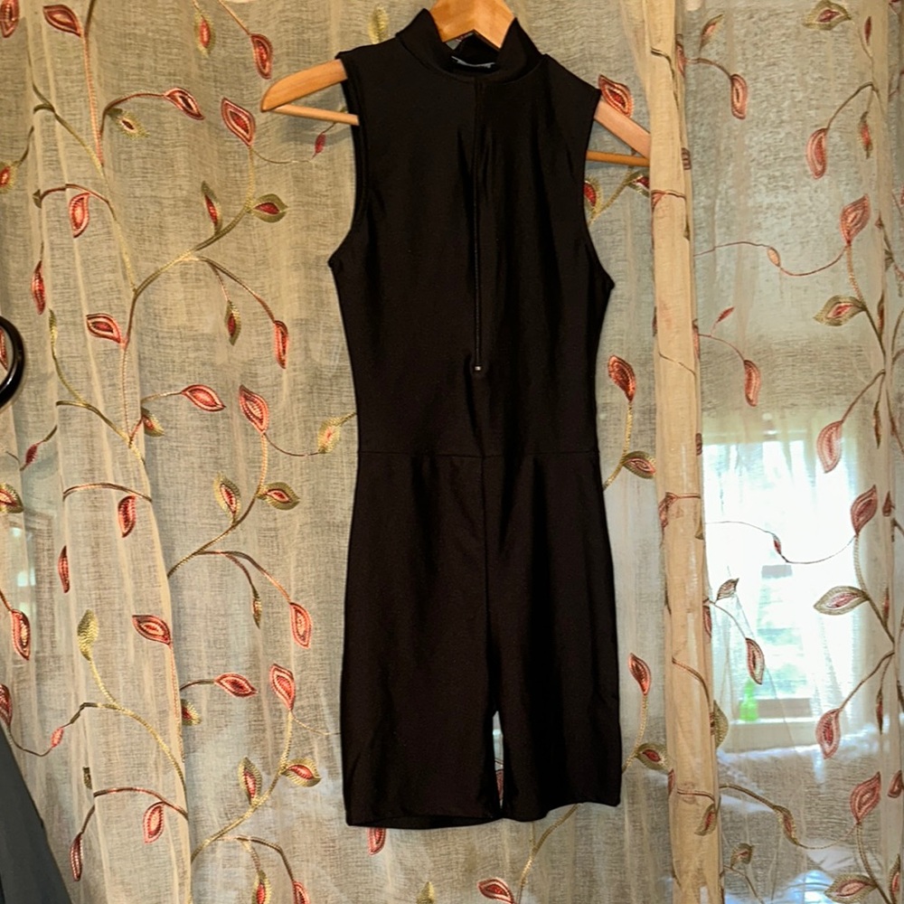Fashion Nova Midnight Black romper